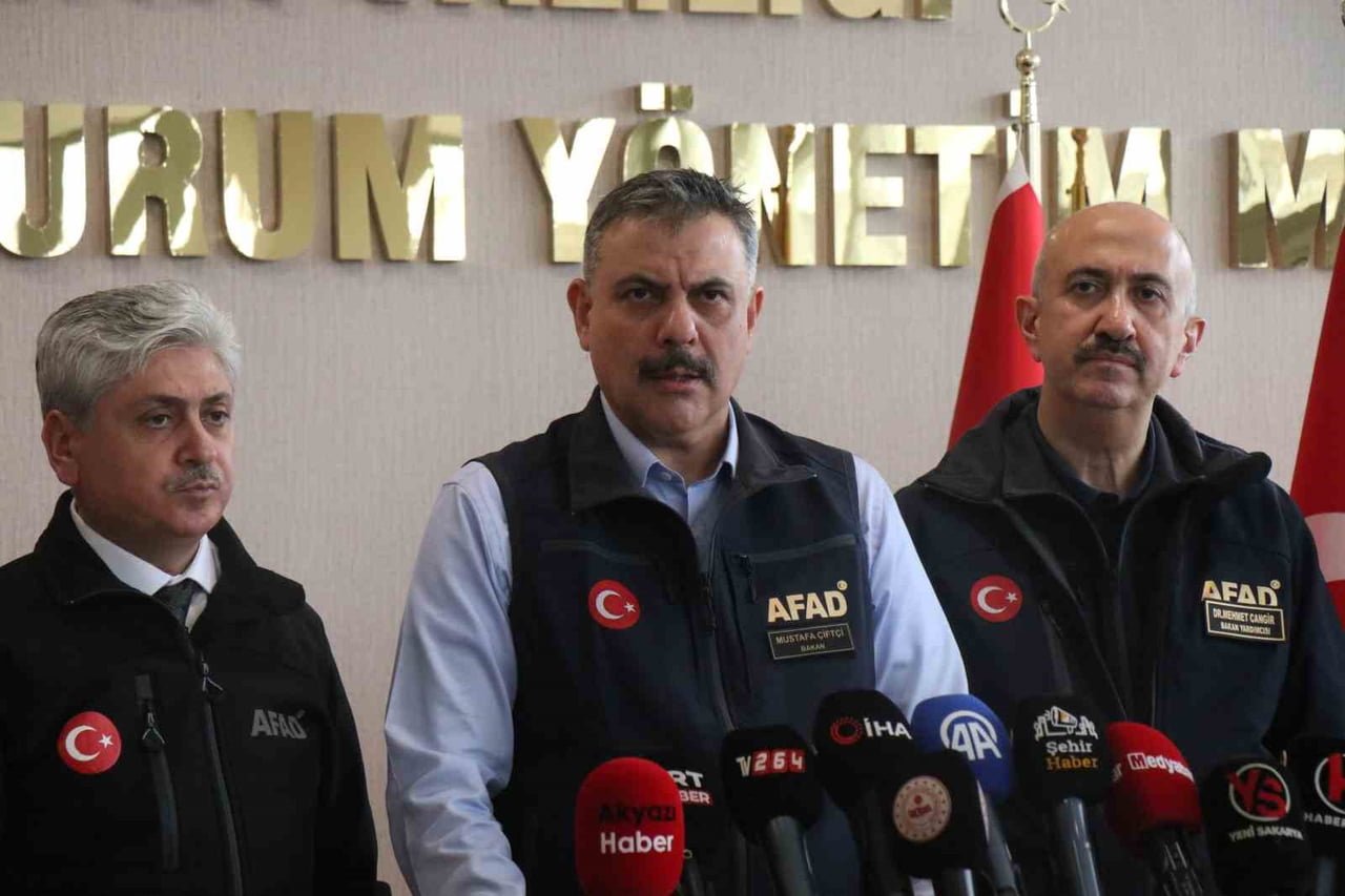 İÇİŞLERİ BAKANI MUSTAFA ÇİFTÇİ,  AÇIKLAMALARDA BULUNDU.
