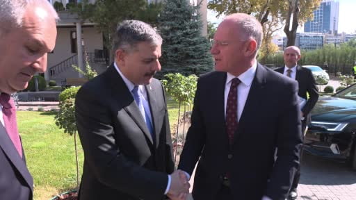 İçişleri Bakanı Mustafa Çiftçi, Avusturya Federal İçişleri Bakanı Karner ile bir araya...
