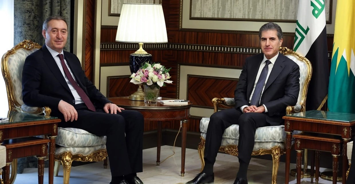 IKBY BAŞKANI NEÇİRVAN BARZANİ, DEM PARTİ EŞ GENEL BAŞKANI TUNCER BAKIRHAN İLE ERBİL’DE BİR ARAYA...