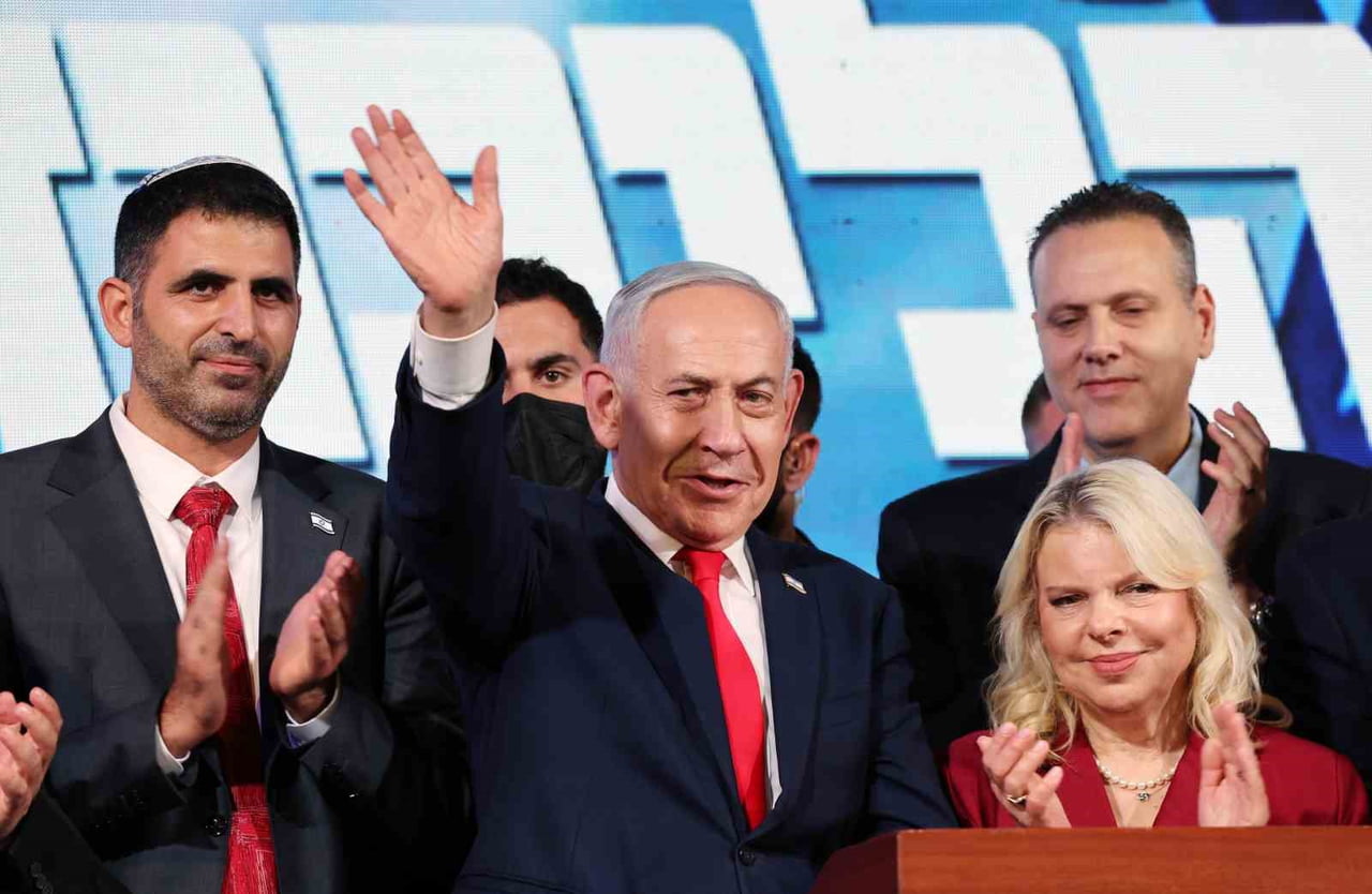 İSRAİL BAŞBAKANI NETANYAHU, LİKUD PARTİSİ'NİN GENEL MERKEZİNDE KONUŞTU
