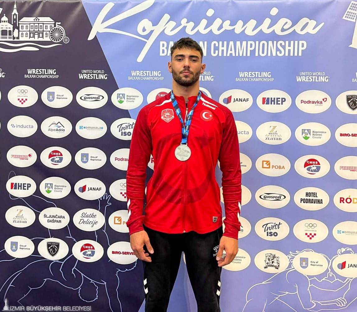 İZMİR BÜYÜKŞEHİR BELEDİYESİ SPOR KULÜBÜ GÜREŞÇİSİ MUHAMMED EMİN UYUMAZ, U20 GREKOROMEN GÜREŞ...