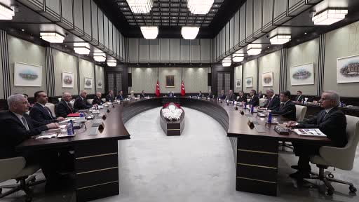Kabine Toplantısı Cumhurbaşkanı Erdoğan başkanlığında başladı
