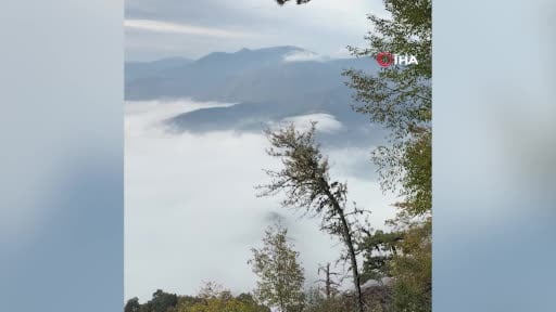 Karabük'te bulut denizi hayran bıraktı