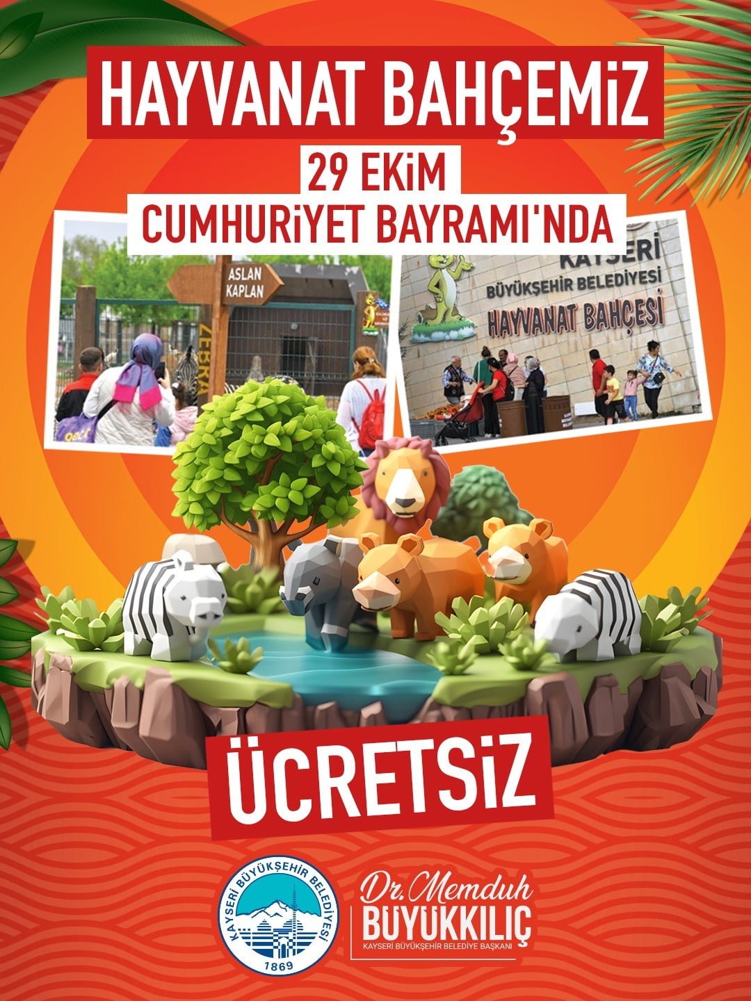 KAYSERİ BÜYÜKŞEHİR BELEDİYESİ, 29 EKİM CUMHURİYET BAYRAMI DOLAYISIYLA ANADOLU HARİKALAR DİYARI...