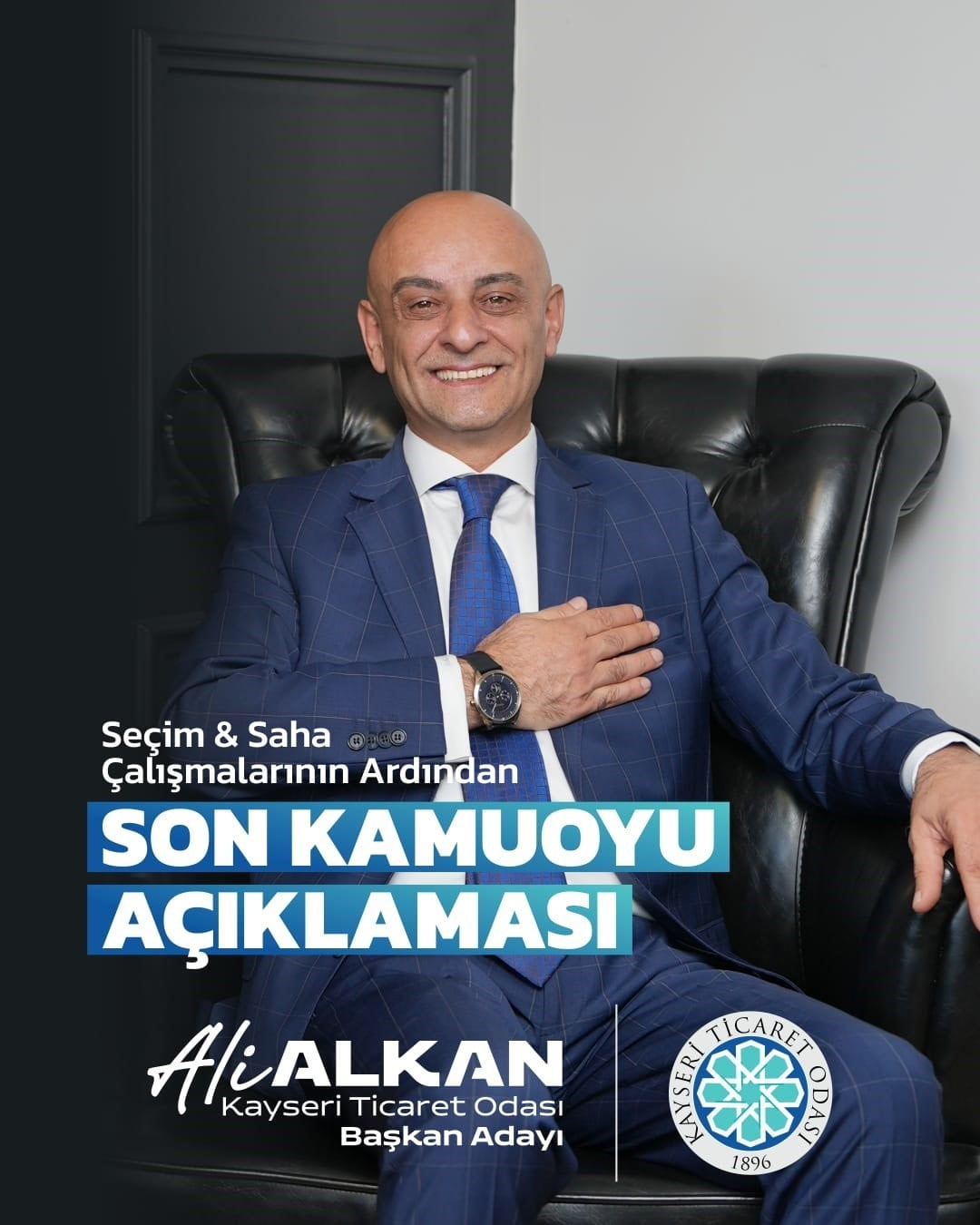 KAYSERİ TİCARET ODASI YÖNETİM KURULU BAŞKAN ADAYI ALİ ALKAN, YAPILACAK SEÇİMLER ÖNCESİNDE...