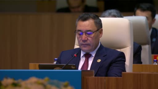 Kırgızistan Cumhurbaşkanı Caparov'dan İhlas Holding'e övgü