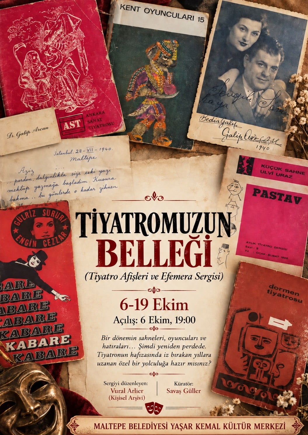 MALTEPE BELEDİYESİ UNUTULMAYACAK BİR SERGİYE EV SAHİPLİĞİ YAPACAK. VURAL ARLIER’İN KİŞİSEL...