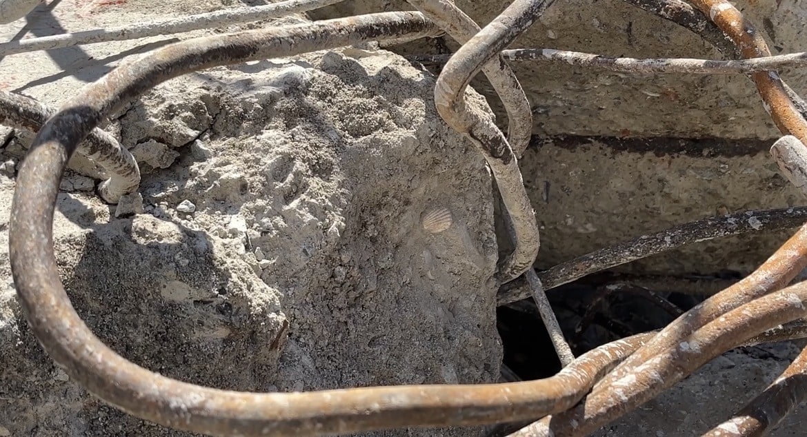 MALTEPE’DE ÇÖKEN BİNANIN BETON ÖRNEKLERİNDE DENİZ KABUĞU GÖRÜLDÜ