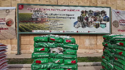 Mardin'de 668 çiftçiye 146 ton hibe tohum desteği