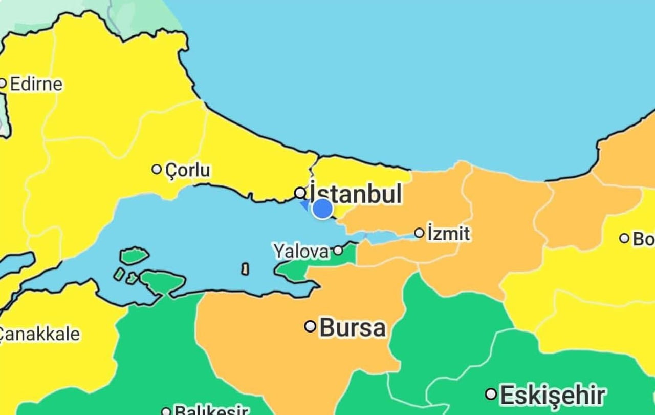 METEOROLOJİ GENEL MÜDÜRLÜĞÜNÜN DEĞERLENDİRMELERİNE GÖRE, İSTANBUL’DA 16 EKİM CUMA SABAHINDAN...
