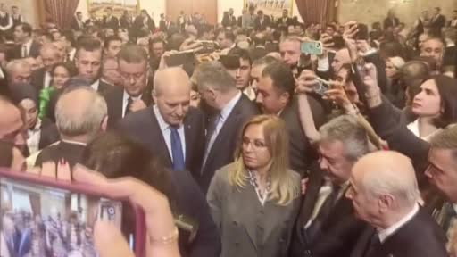 MHP Lideri Bahçeli, TBMM Numan Kurtulmuş ile bir araya geldi