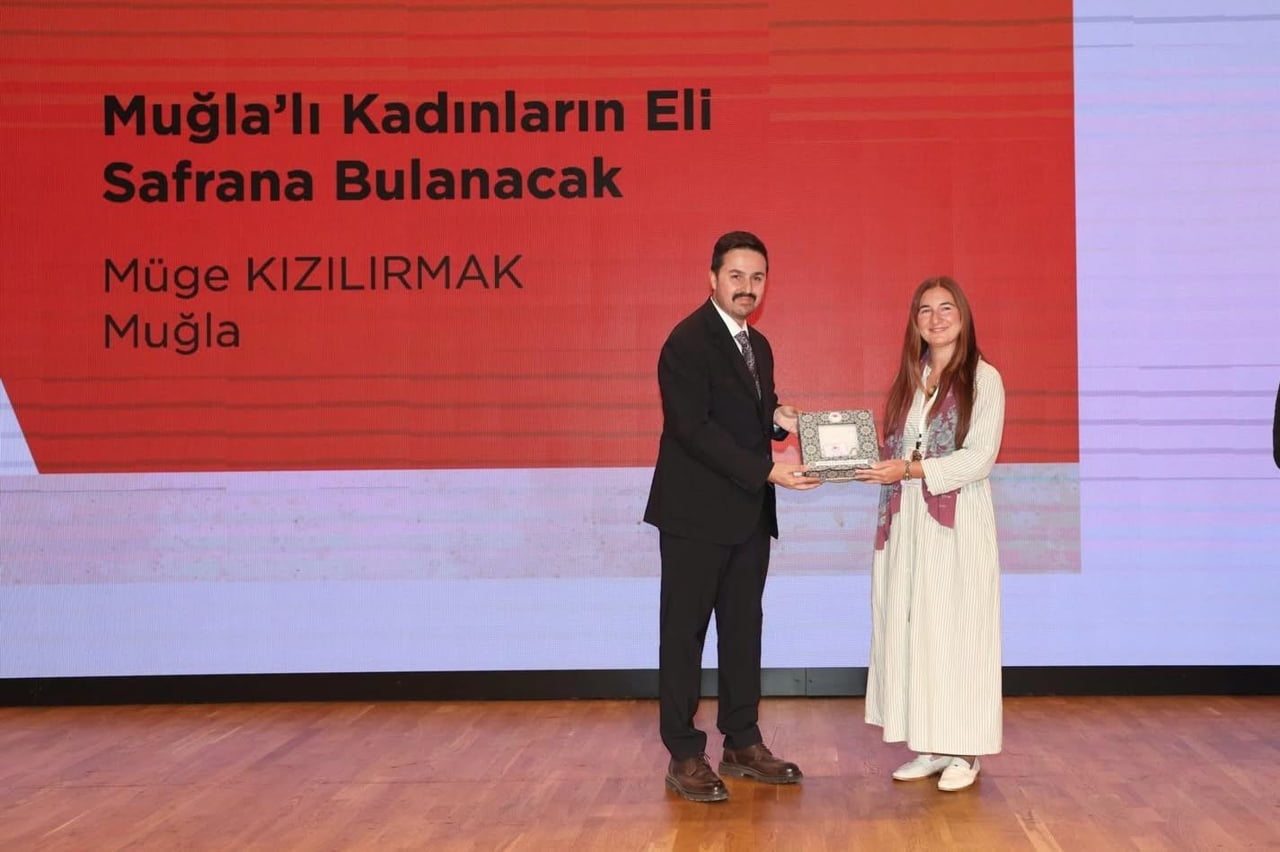 MUĞLALI KADINLARIN SAFRAN PROJESİNE ANLAMLI ÖDÜL