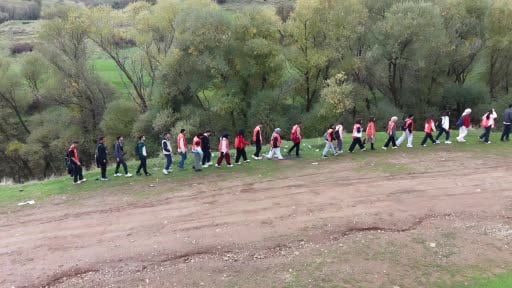 Muş’ta TEMA gönüllülerinden 5 kilometrelik doğa yürüyüşü
