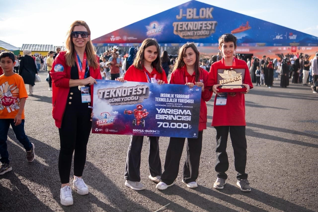 NALAN-MUSTAFA KAYNAK BİLİM VE SANAT MERKEZİ ÖĞRENCİLERİ, TEKNOFEST 2026’DA İKİ TÜRKİYE...