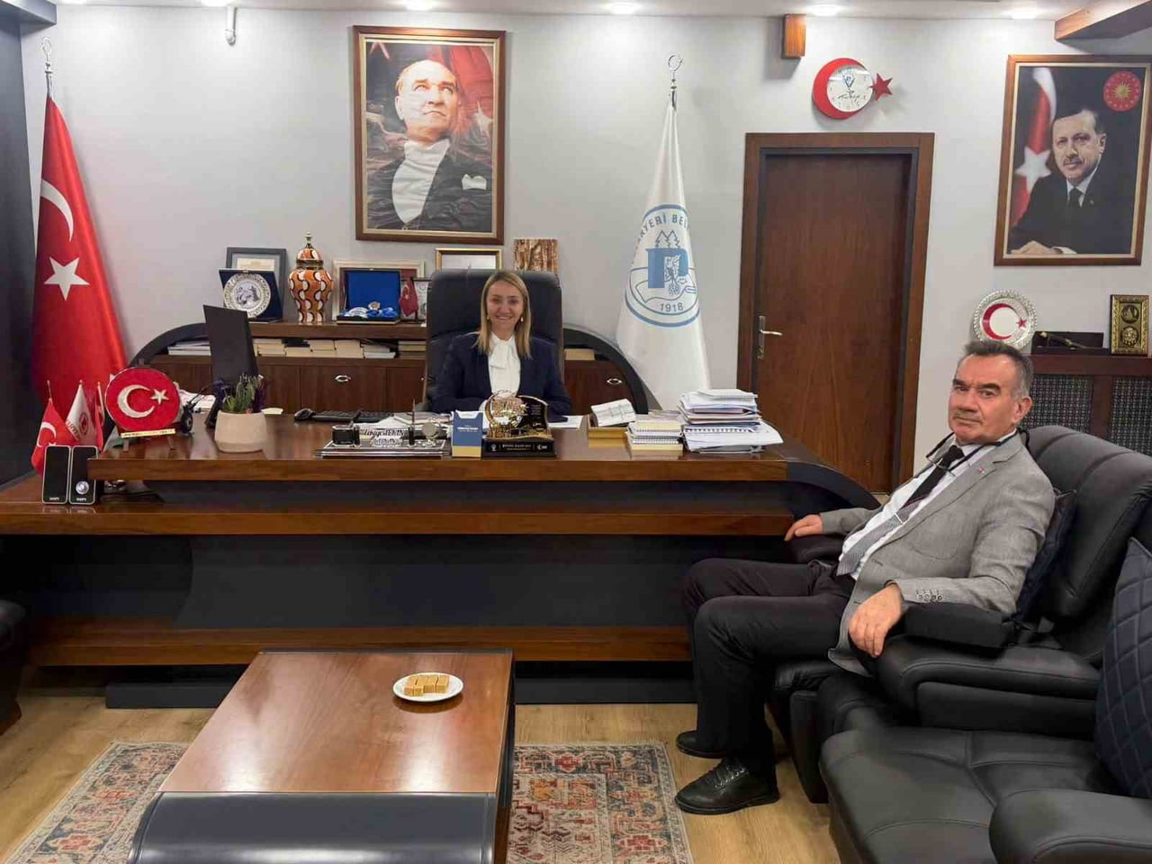 PAZARYERİ’NDE EĞİTİM YATIRIMLARI GÖRÜŞÜLDÜ
