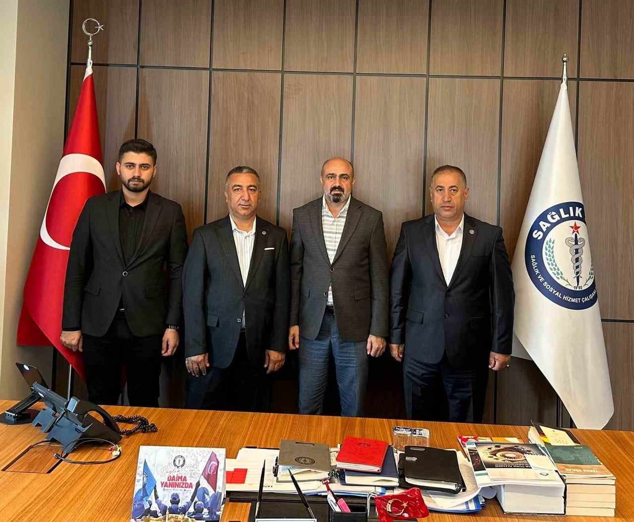 SAĞLIK-SEN ŞIRNAK ŞUBE YÖNETİMİ, MEMUR-SEN VE SAĞLIK-SEN GENEL MERKEZİ’Nİ ZİYARET EDEREK...