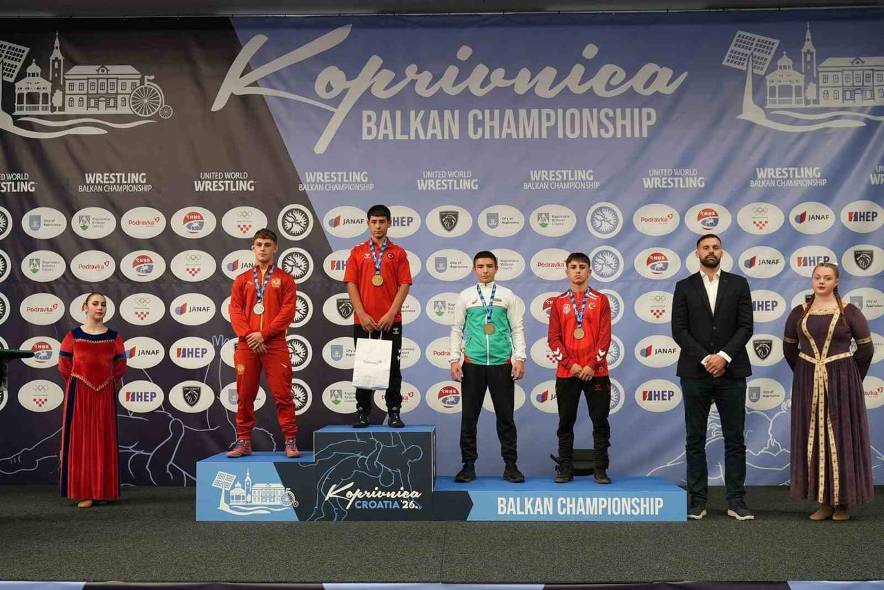 ŞAHİNBEY BELEDİYESPOR KULÜBÜ GÜREŞÇİLERİ, HIRVATİSTAN’DAKİ U17 BALKAN GÜREŞ ŞAMPİYONASI’NDA 1...