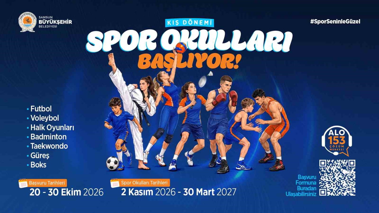 SAMSUN BÜYÜKŞEHİR BELEDİYESİ (SBB) TARAFINDAN ÇOCUKLARIN VE GENÇLERİN FİZİKSEL GELİŞİMLERİNE KATKI...