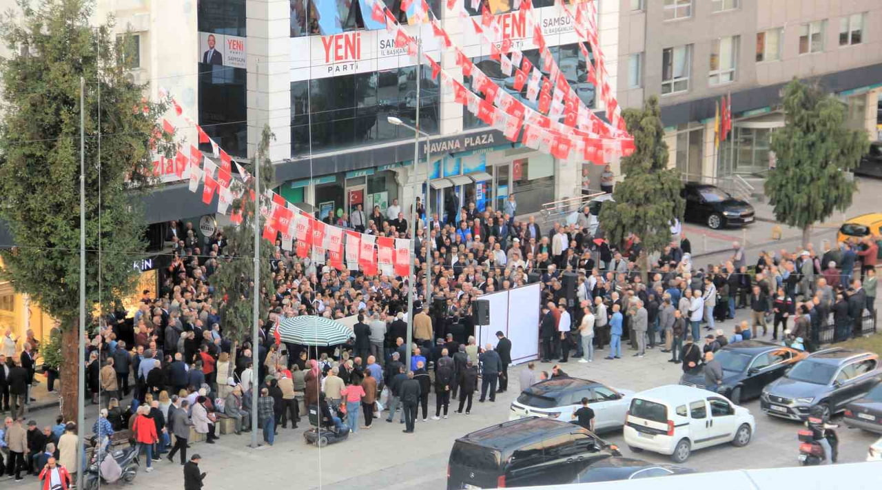 SAMSUN’DA YENİ PARTİ İL BAŞKANLIĞI BİNASI, DÜZENLENEN TÖRENLE AÇILDI.