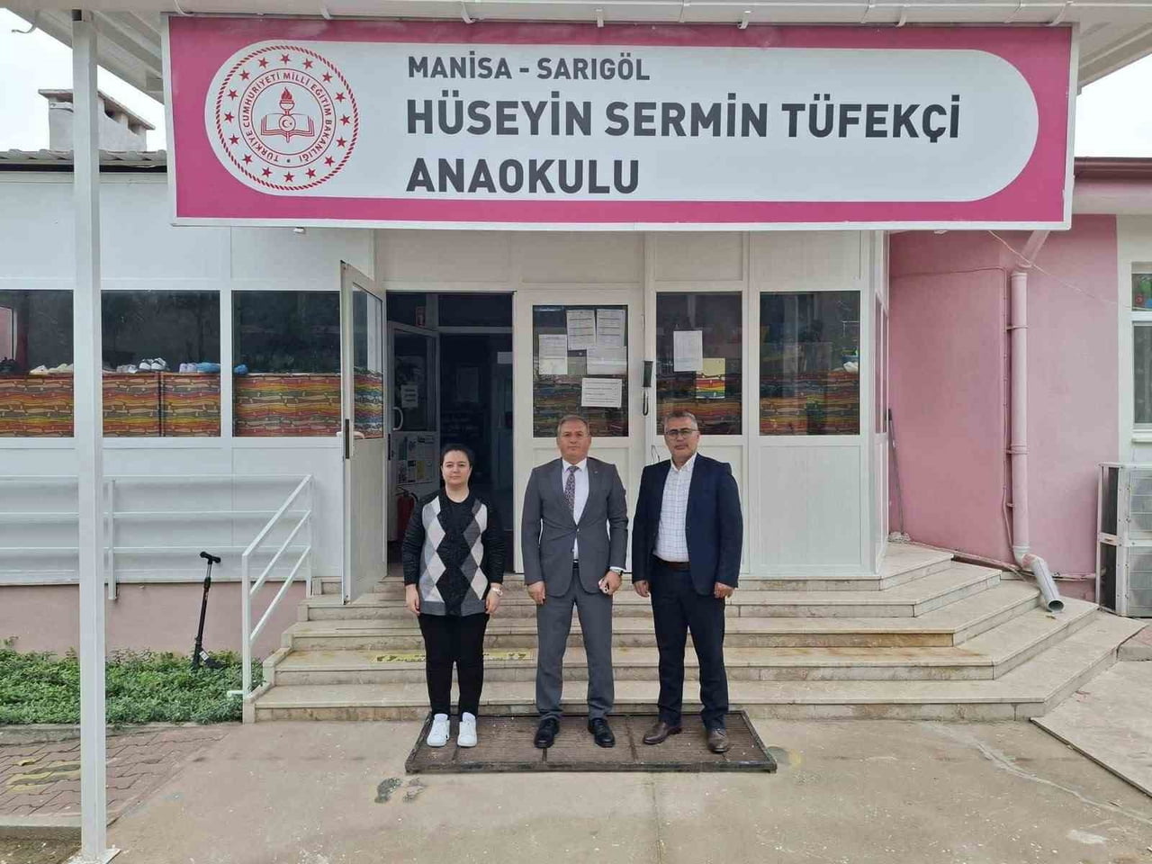 SARIGÖL İLÇE MİLLÎ EĞİTİM MÜDÜRÜ YILDIRAY DEMİRTAŞ, HÜSEYİN SERMİN TÜFEKÇİ ANAOKULUNU ZİYARET...