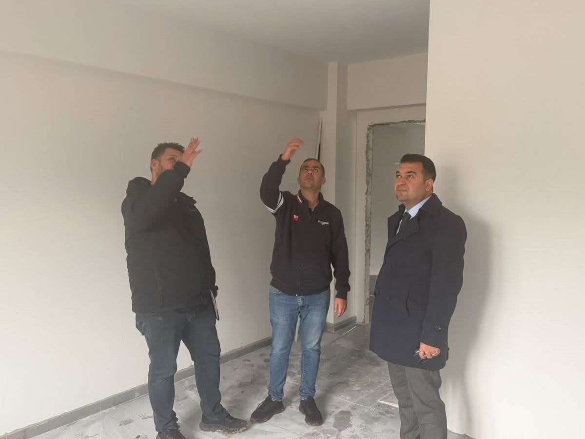 ŞEYH EDEBALİ ÖZEL BAKIM MERKEZİ İNŞAATINDA İNCELEME