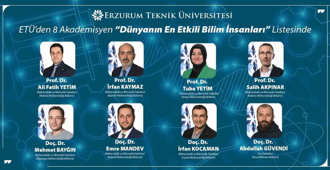 STANFORD ÜNİVERSİTESİ TARAFINDAN HER YIL HAZIRLANAN VE DÜNYANIN EN ETKİLİ BİLİM İNSANLARININ...