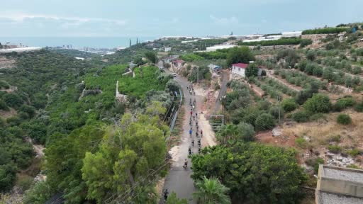 Tarih ve doğa içinde 160 bisikletli pedal çevirdi