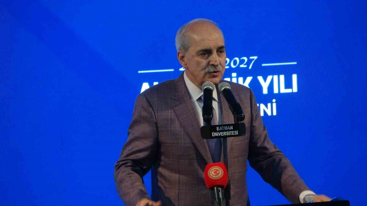 TBMM BAŞKANI NUMAN KURTULMUŞ PROGRAMDA KONUŞMA YAPTI