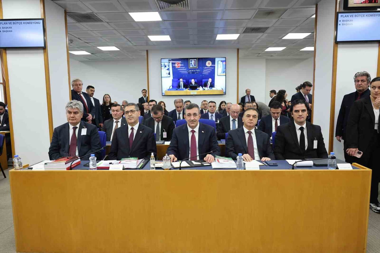 TBMM PLAN VE BÜTÇE KOMİSYONU’NDA BÜTÇE GÖRÜŞMELERİ ESNASINDA CUMHURBAŞKANI YARDIMCISI CEVDET...