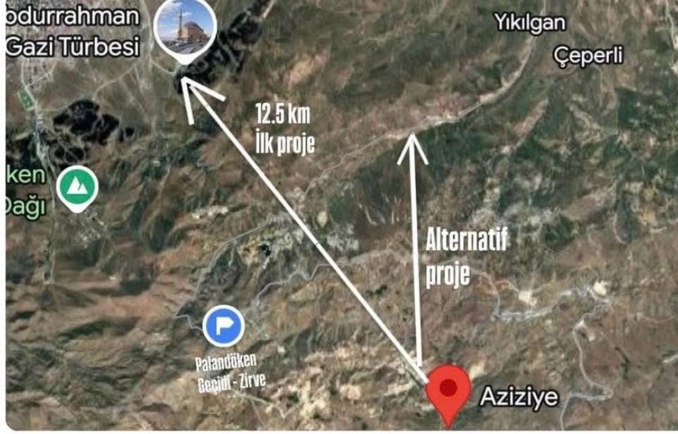 TEKMAN’IN UZUN SÜREDİR GÜNDEMİNDE OLAN VE İLÇENİN ERZURUM’A ULAŞIMINI KISALTMASI HEDEFLENEN...