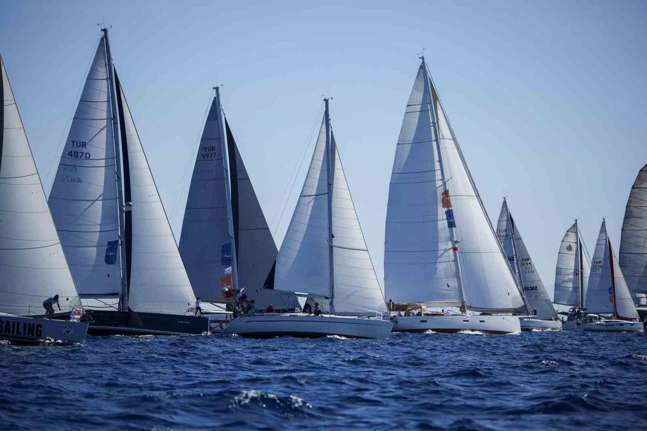 THE BODRUM CUP’TA KNİDOS’TAN ORTAKENT’E YELKEN HEYECANI