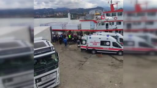 Trabzon açıklarındaki balıkçı teknesinde iş kazası: 1’i ağır 4 yaralı