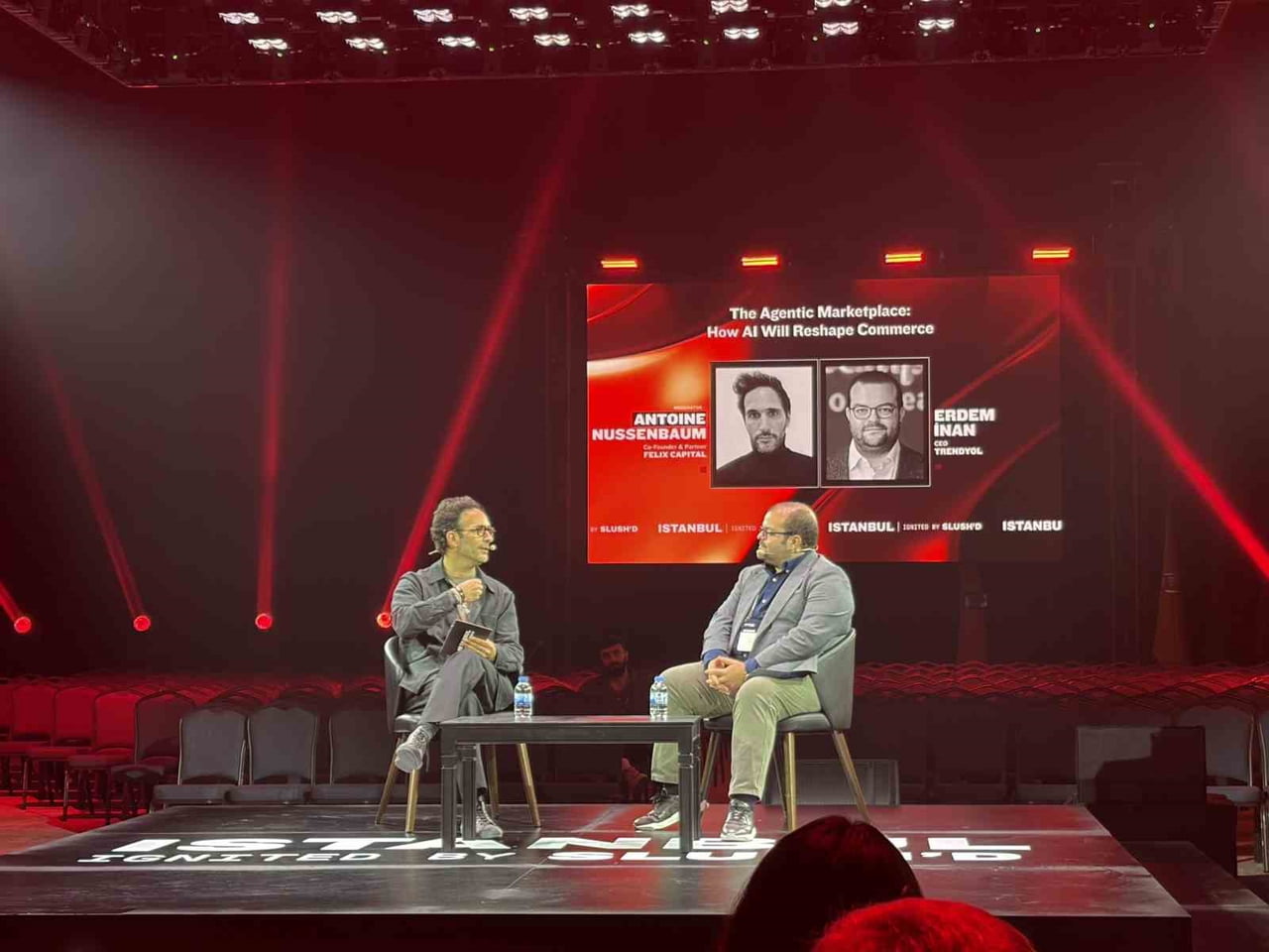 TRENDYOL GRUBU CEO'SU ERDEM İNAN, SLUSH'D İSTANBUL ETKİNLİĞİNDE DÜZENLENEN "AGENTİC PAZARYERİ:...