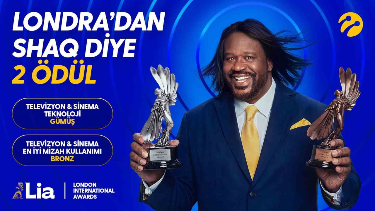 TURKCELL'İN TÜRKİYE'DE BUGÜNE KADAR 22 ÖDÜL KAZANAN "TURKCELL GÜCÜNDE SHAQ DİYE 5G" REKLAM...