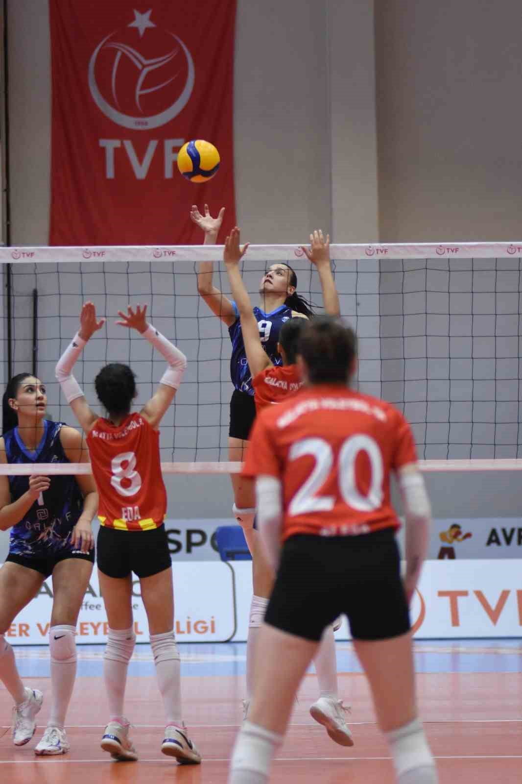 TÜRKİYE VOLEYBOL FEDERASYONU (TVF) KADINLAR 2. LİG 15. GRUPTA MÜCADELE EDEN KAYSERİ ATLETİKSPOR...