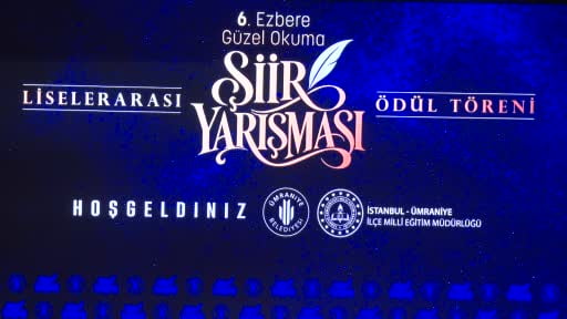 Ümraniye’de şiire ses veren gençler ödüllerine kavuştu