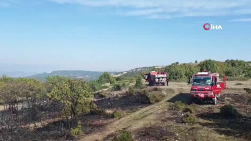 Vezirhan'da bahçe temizliği yangınla bitti: 2 hektar alan zarar gördü