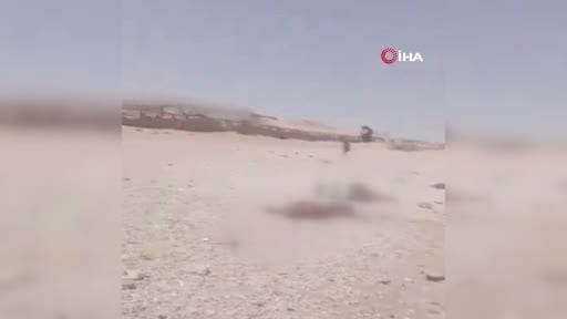 Yemen'in Şebve vilayetinde Husilerin hükümet güçlerine ait askeri eğitim kampına düzenlediği üç...