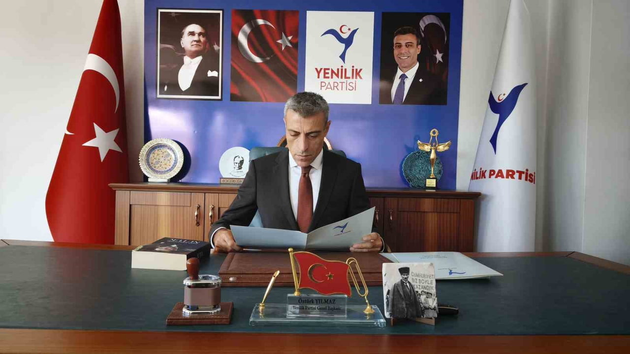 YENİLİK PARTİSİ GENEL BAŞKANI YILMAZ AÇIKLAMALARDA BULUNDU